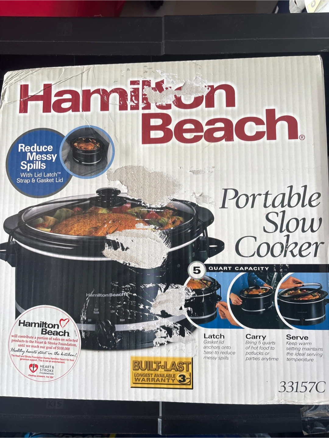 Hamilton Beach Portable Slow Cooker