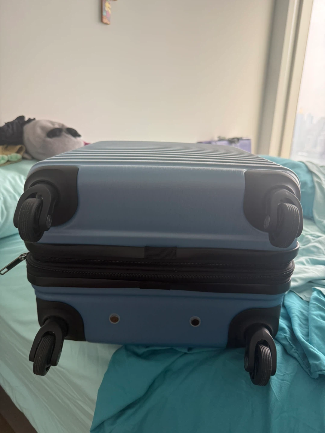 BRAND NEW! Samsonite Blue Hardside Spinner Luggage carry on - photo 2