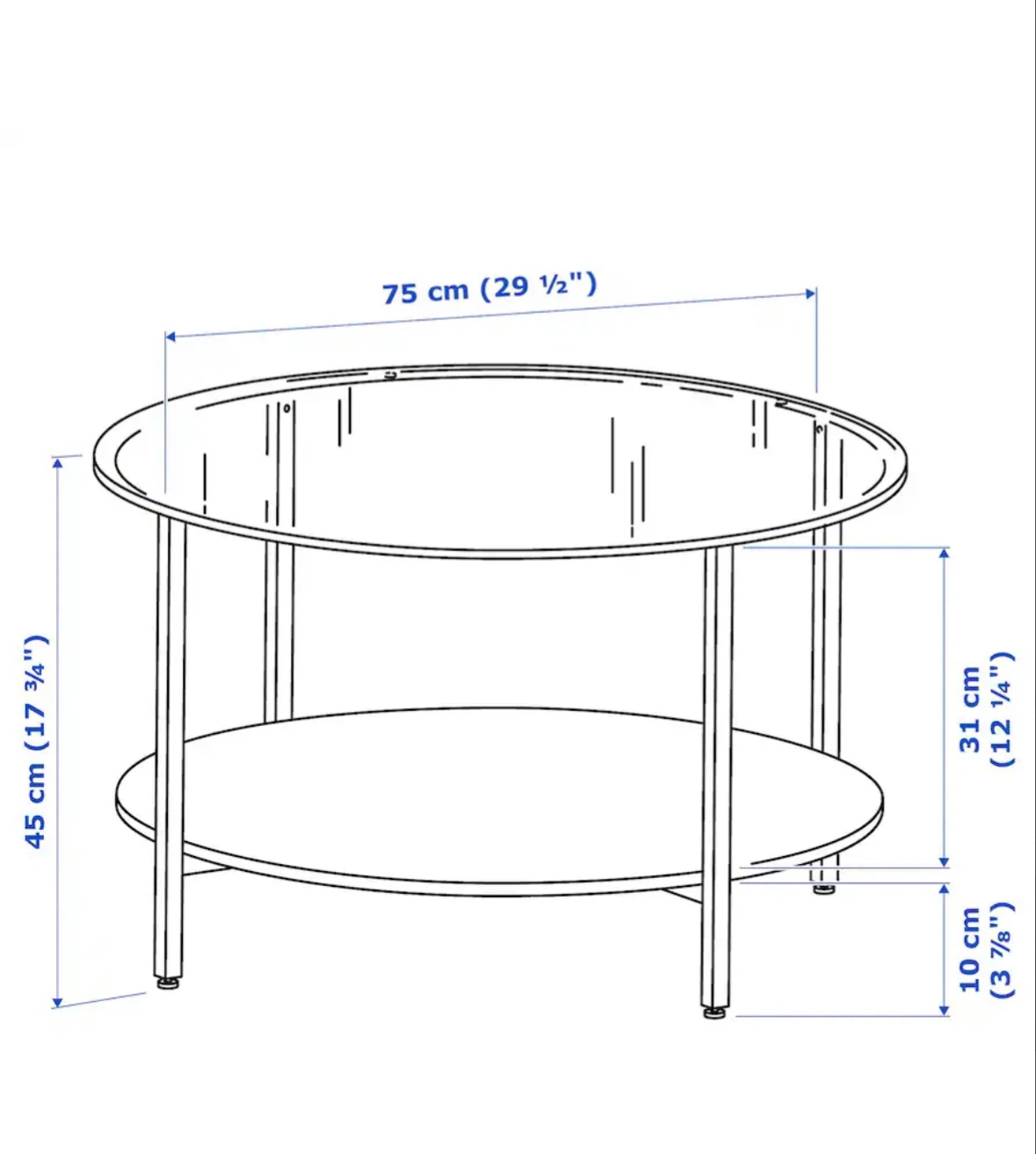 Glass Top Coffee Table - photo 4