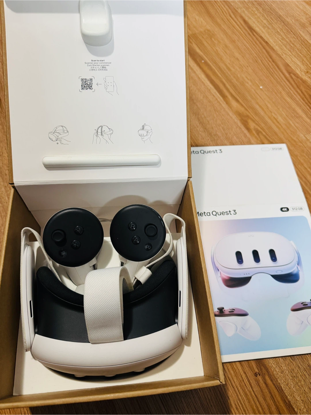 Meta Quest 3 512GB VR Headset with Controllers - photo 2