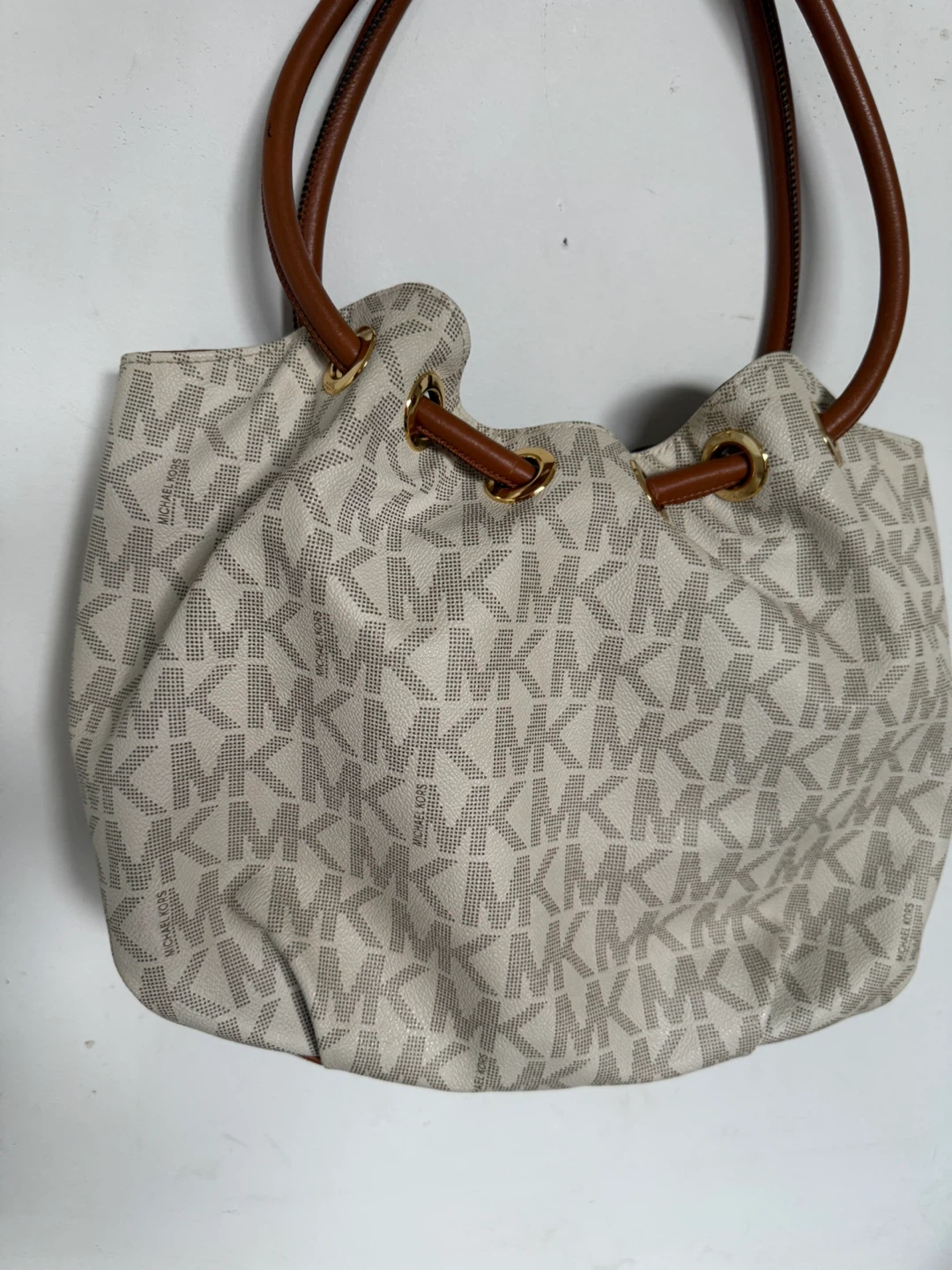 Michael Kors Signature Monogram Bucket Bag - photo 2
