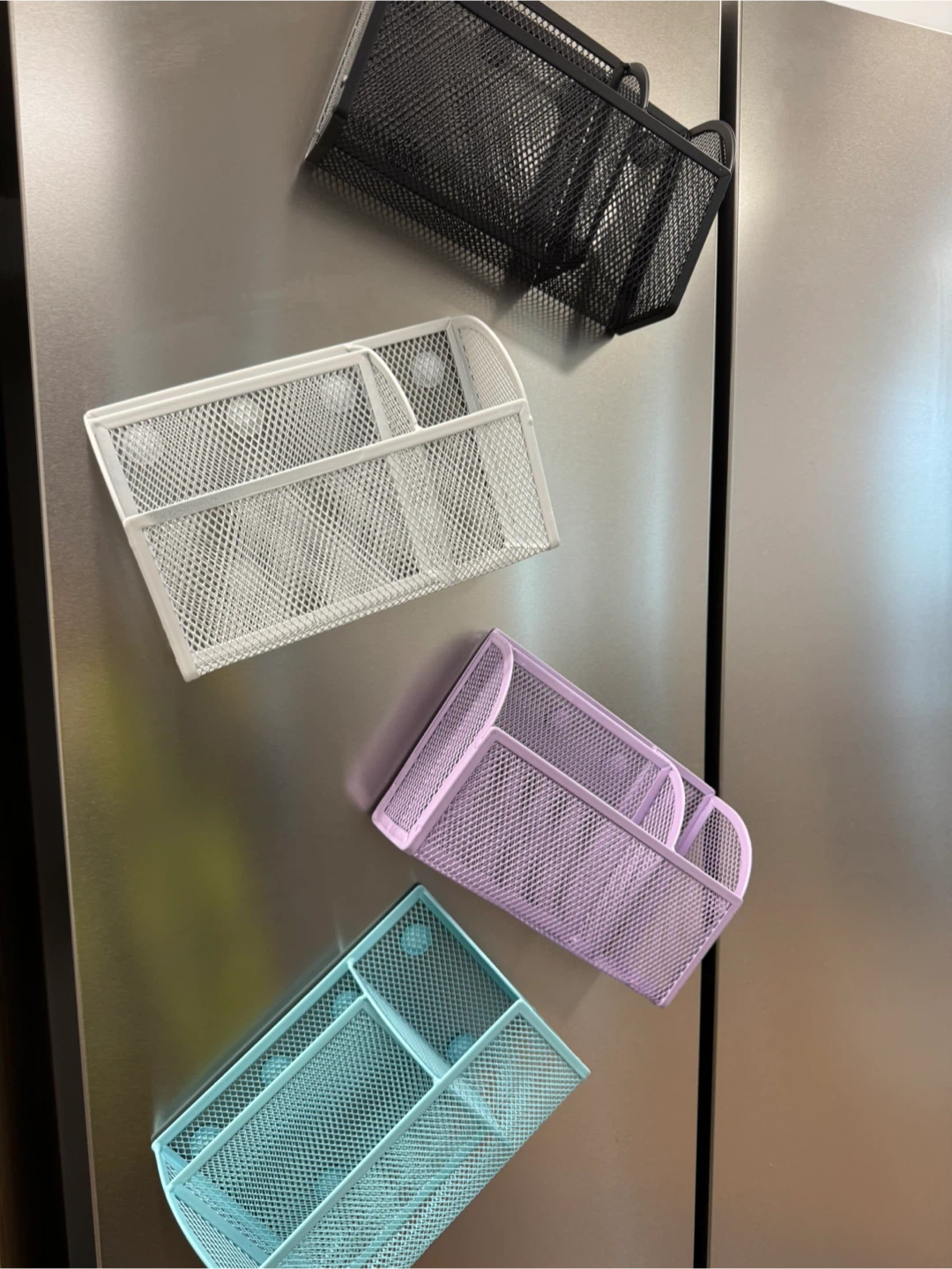 Mesh Magnetic Storage Baskets - photo 3