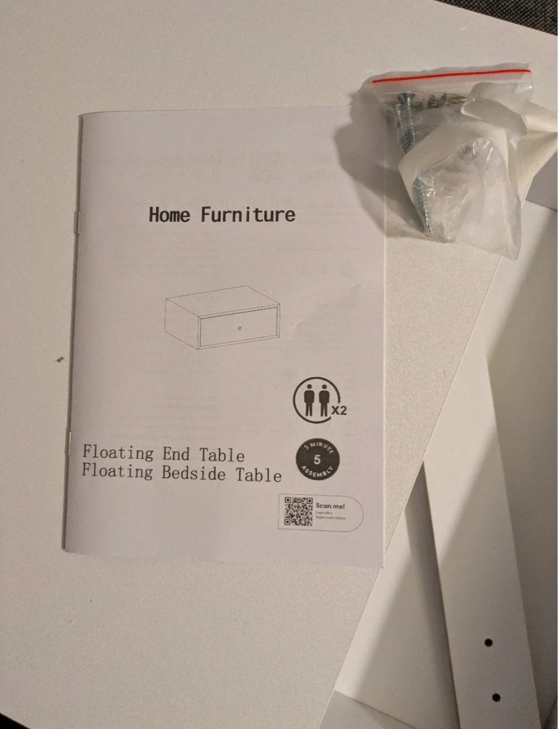 Floating End Table / Bedside Table - photo 4