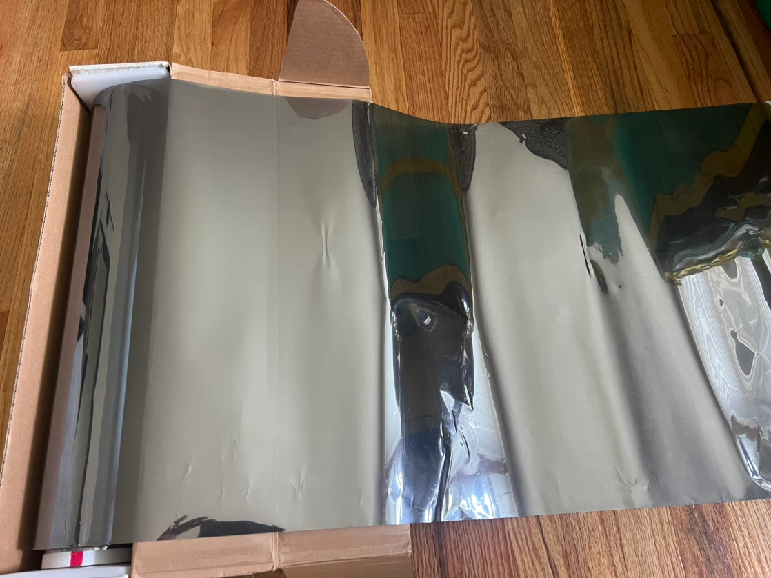 Heavy Metal Colours Platinum 20% Reflective Window Film