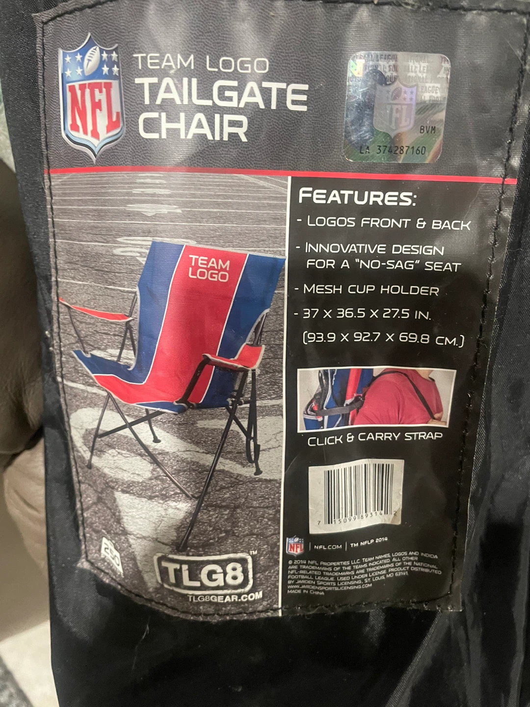 NFL Team Logo Tailgate Chair