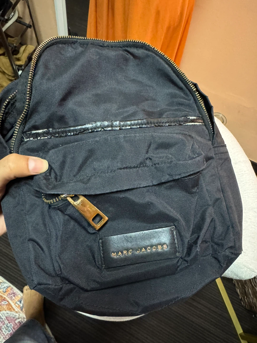 Marc Jacobs Black Nylon Backpack