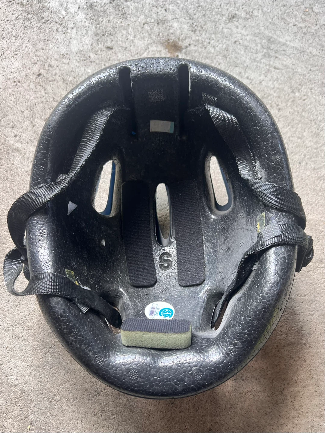 Kids Bike Helmet - Blue & Red Flames - photo 2