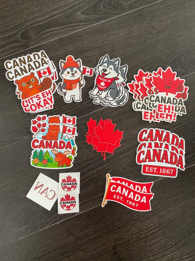 Various Canada Stickers