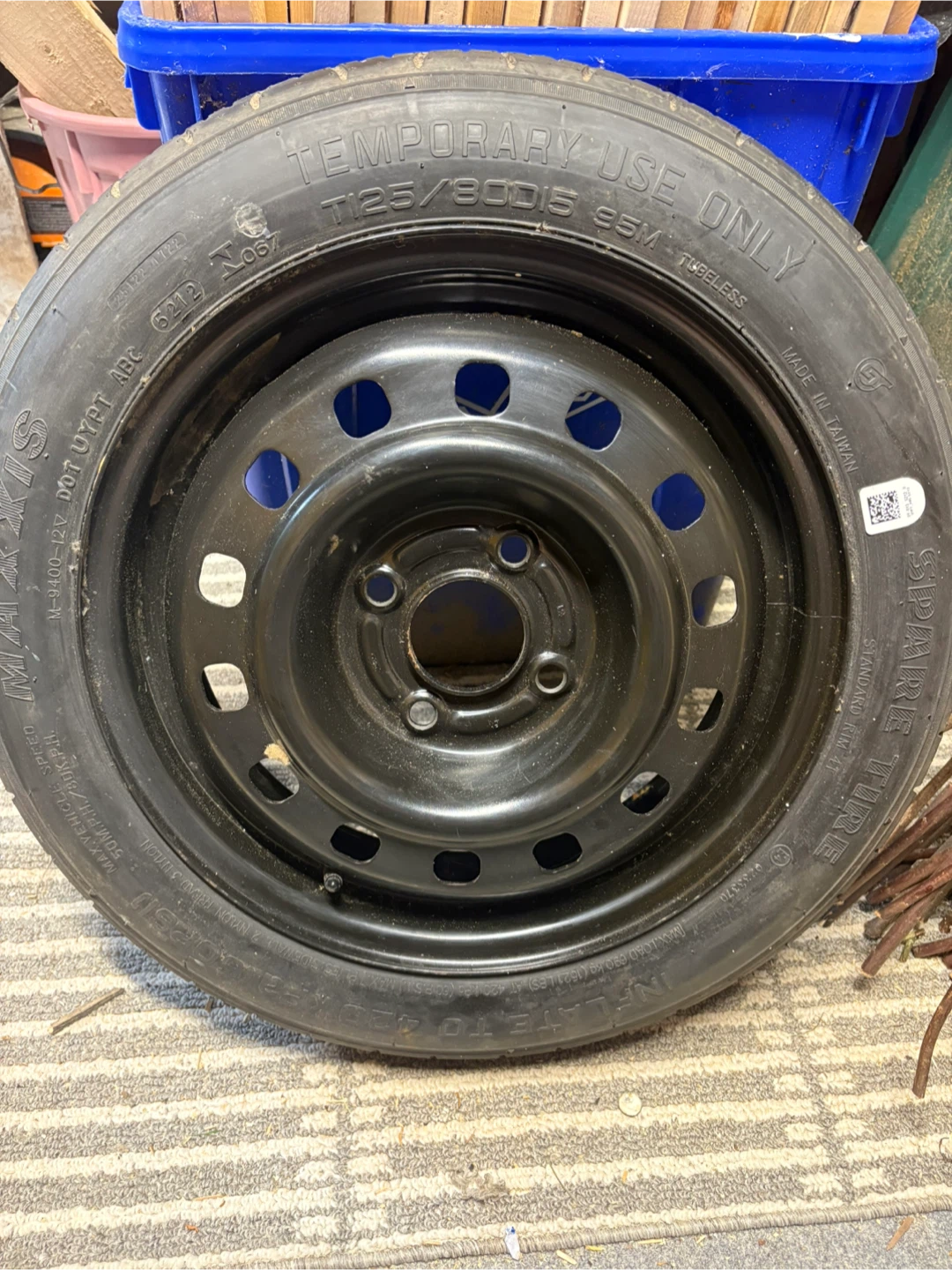 Maxxis Temporary Spare Tire T125/80D15