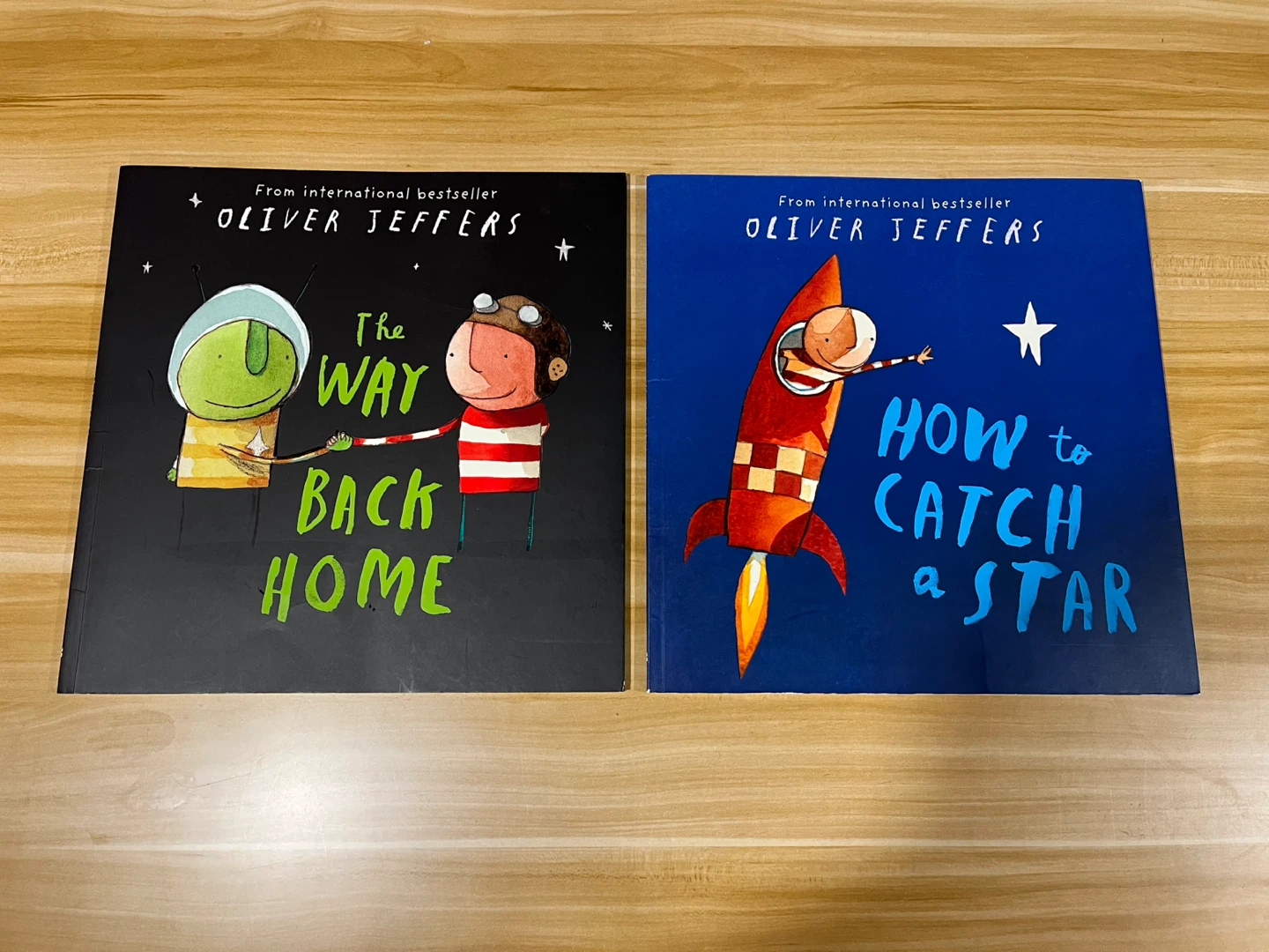 Oliver Jeffers Books - How to Catch a Star & The Way Back Home