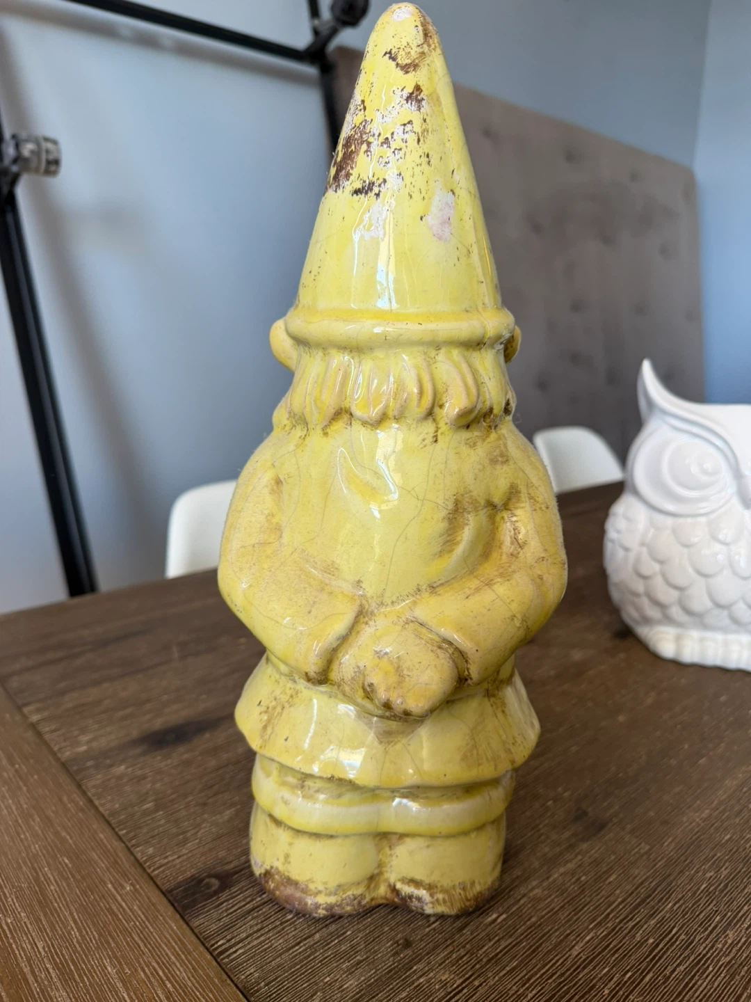 Yellow Garden Gnome Figurine - photo 2