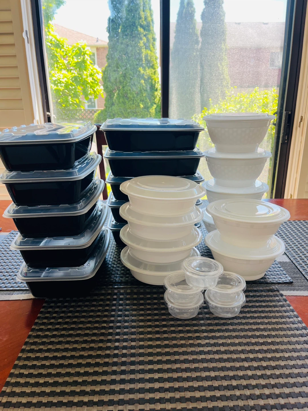 20 set of reusable Plastic Containers / Storage w/ 5 FREE