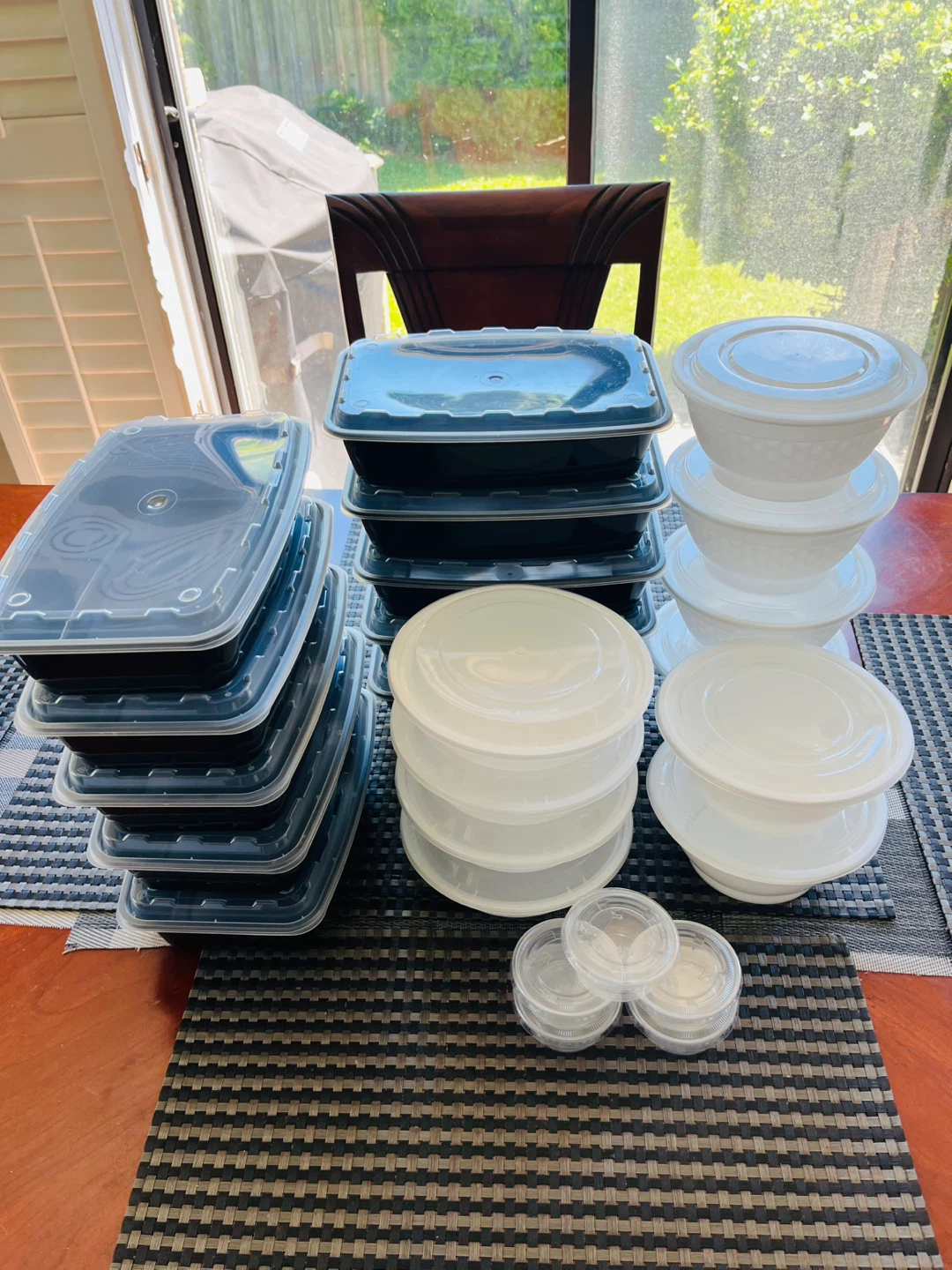 20 set of reusable Plastic Containers / Storage w/ 5 FREE - photo 2