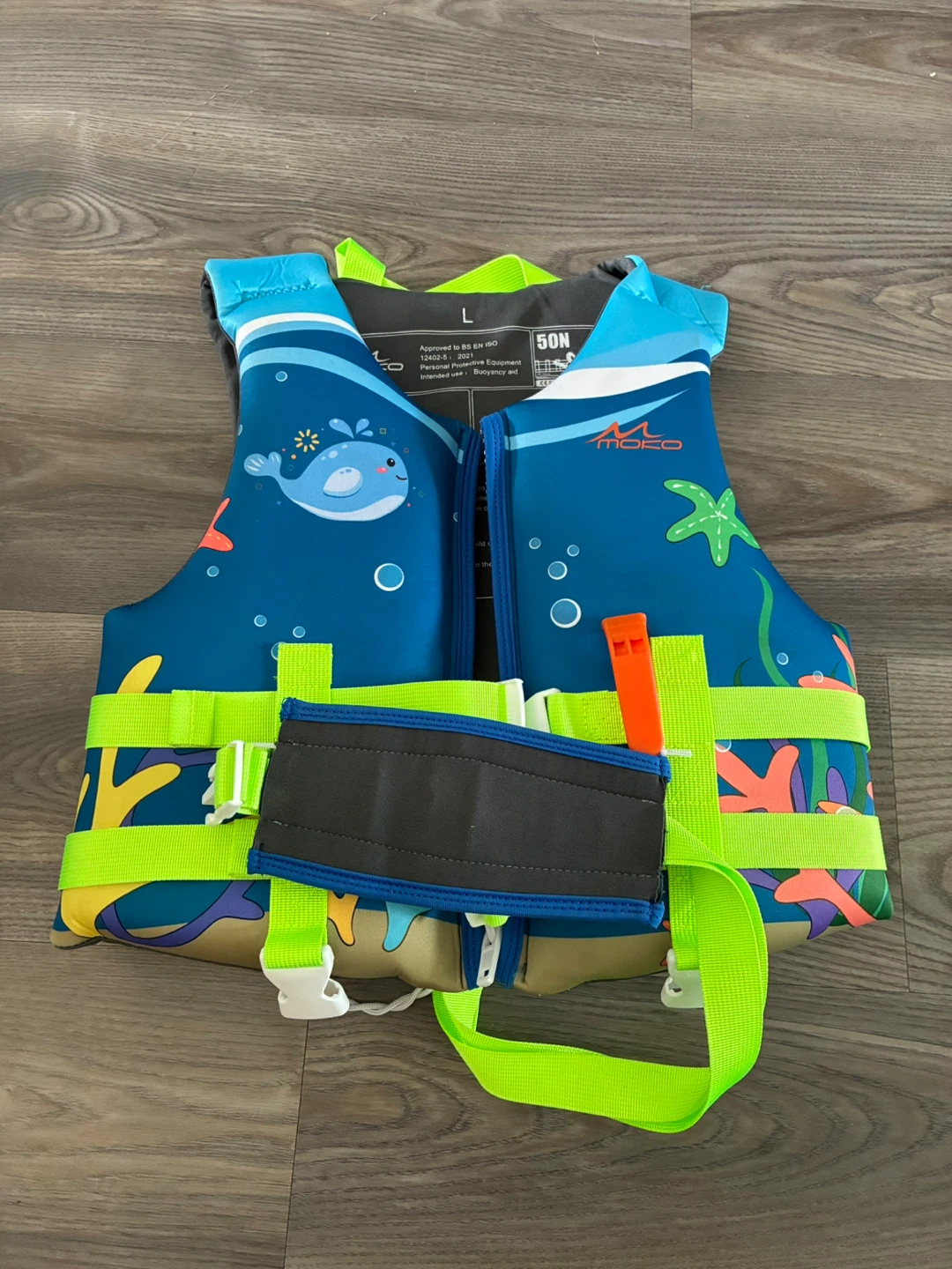 Moby Splash Life Jacket - Teal/Pink - Size L