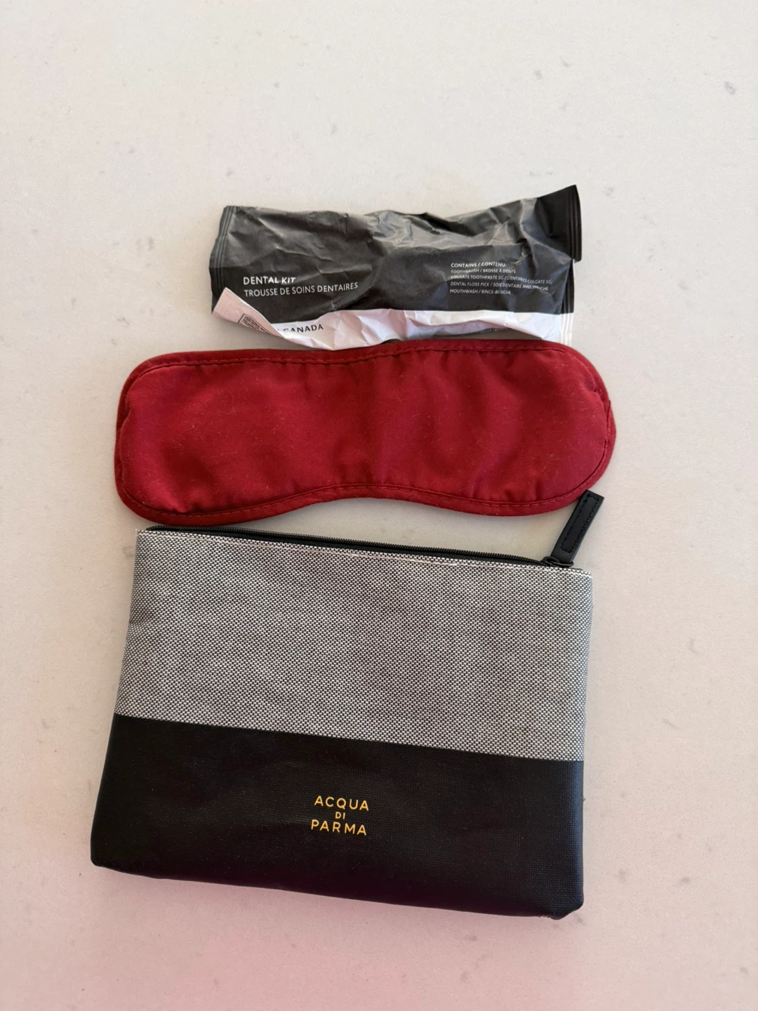 Acqua di Parma Travel Set with Dental Kit & Eye Mask