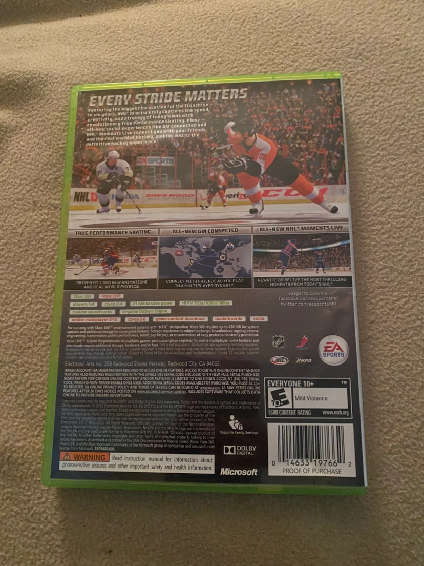 Ea sports nhl 13 Xbox 360 game - photo 2
