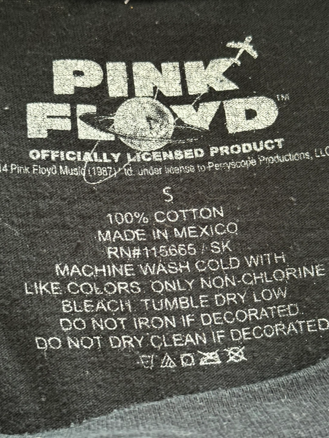 Pink Floyd Dark Side of the Moon T-Shirt Size S - photo 2
