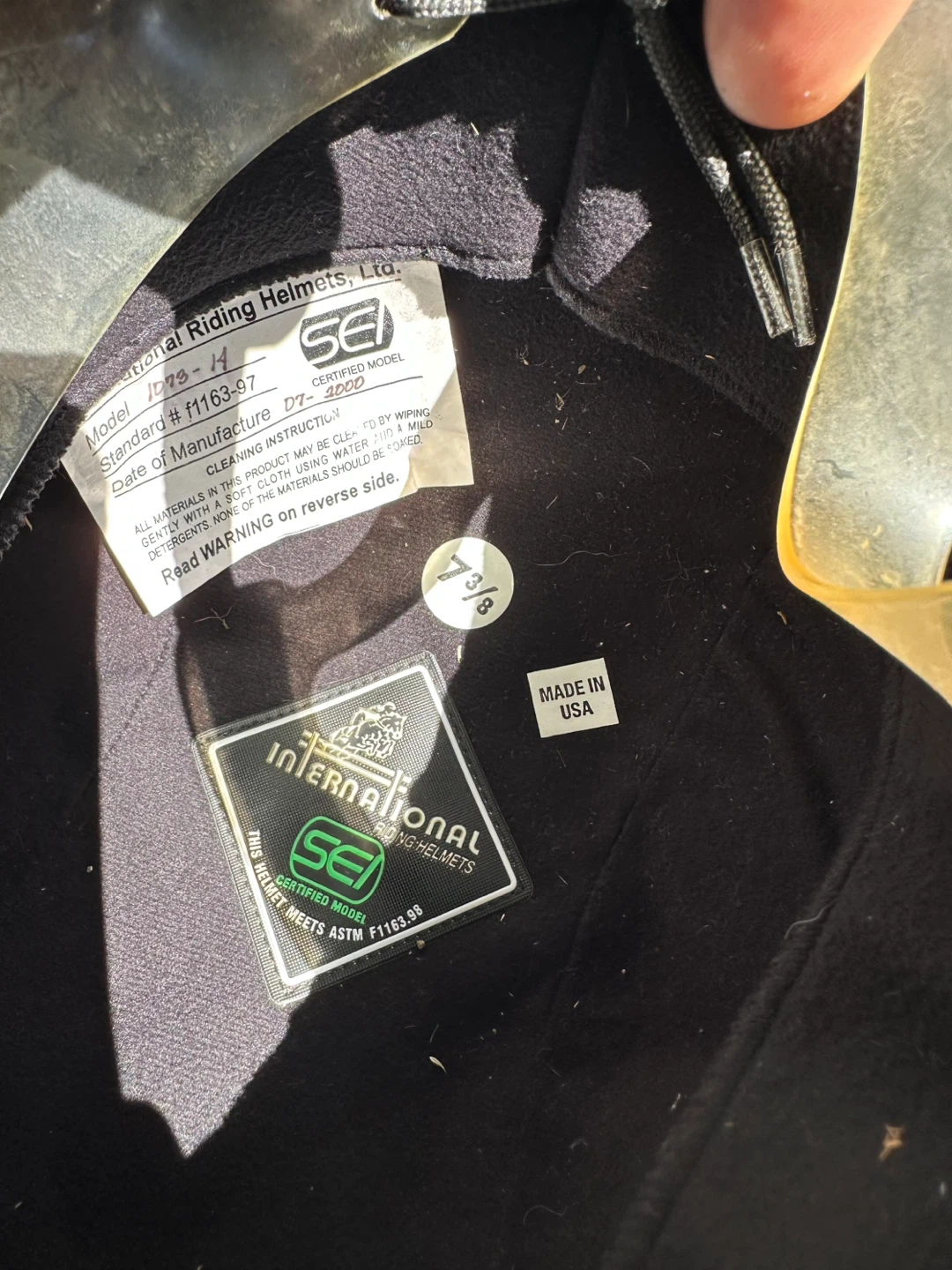 International Riding Helmet - photo 3