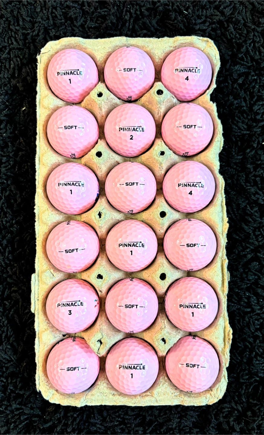 18 Pinnacle Soft Pink Golf Balls - photo 2