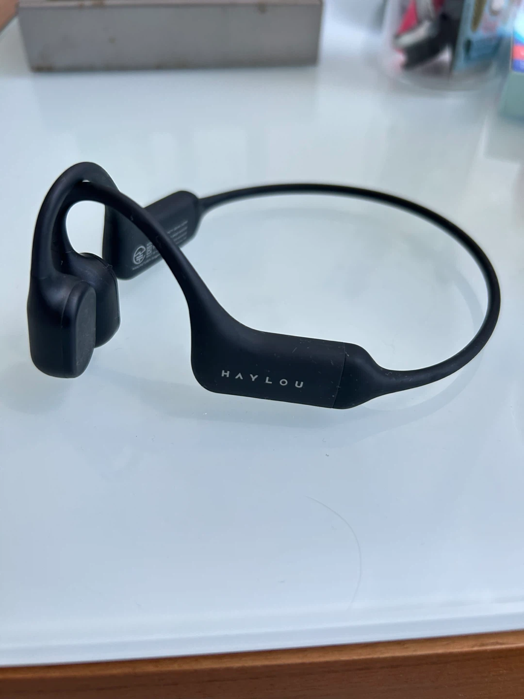 HAYLOU Black Bone Conduction Headphones