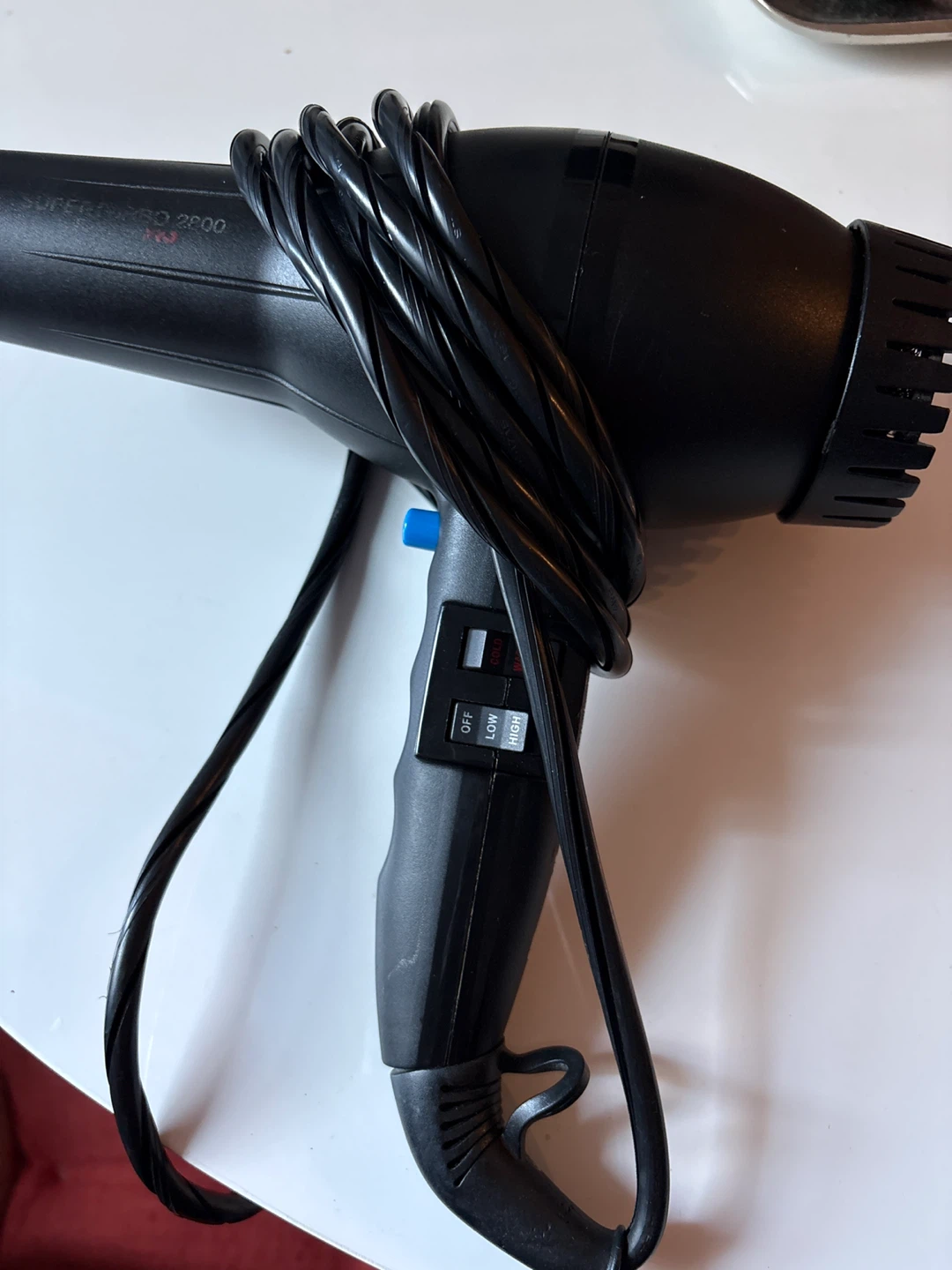 Black Ceramic Hair Dryer - photo 2
