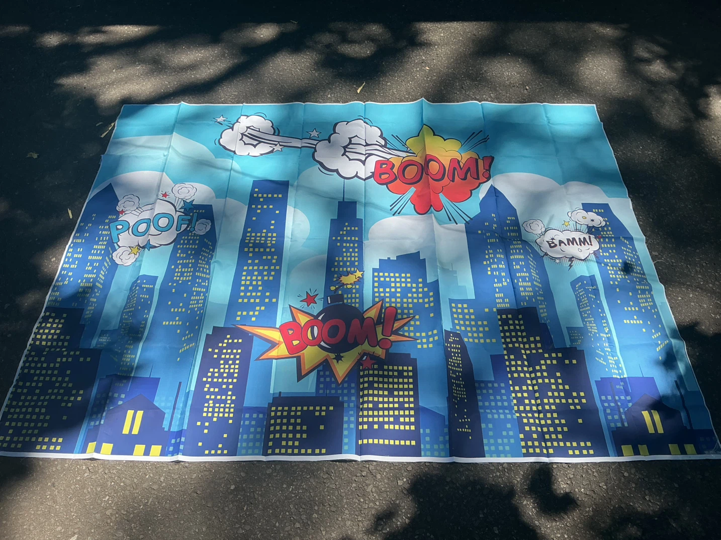 Superhero Cityscape Backdrop - photo 3
