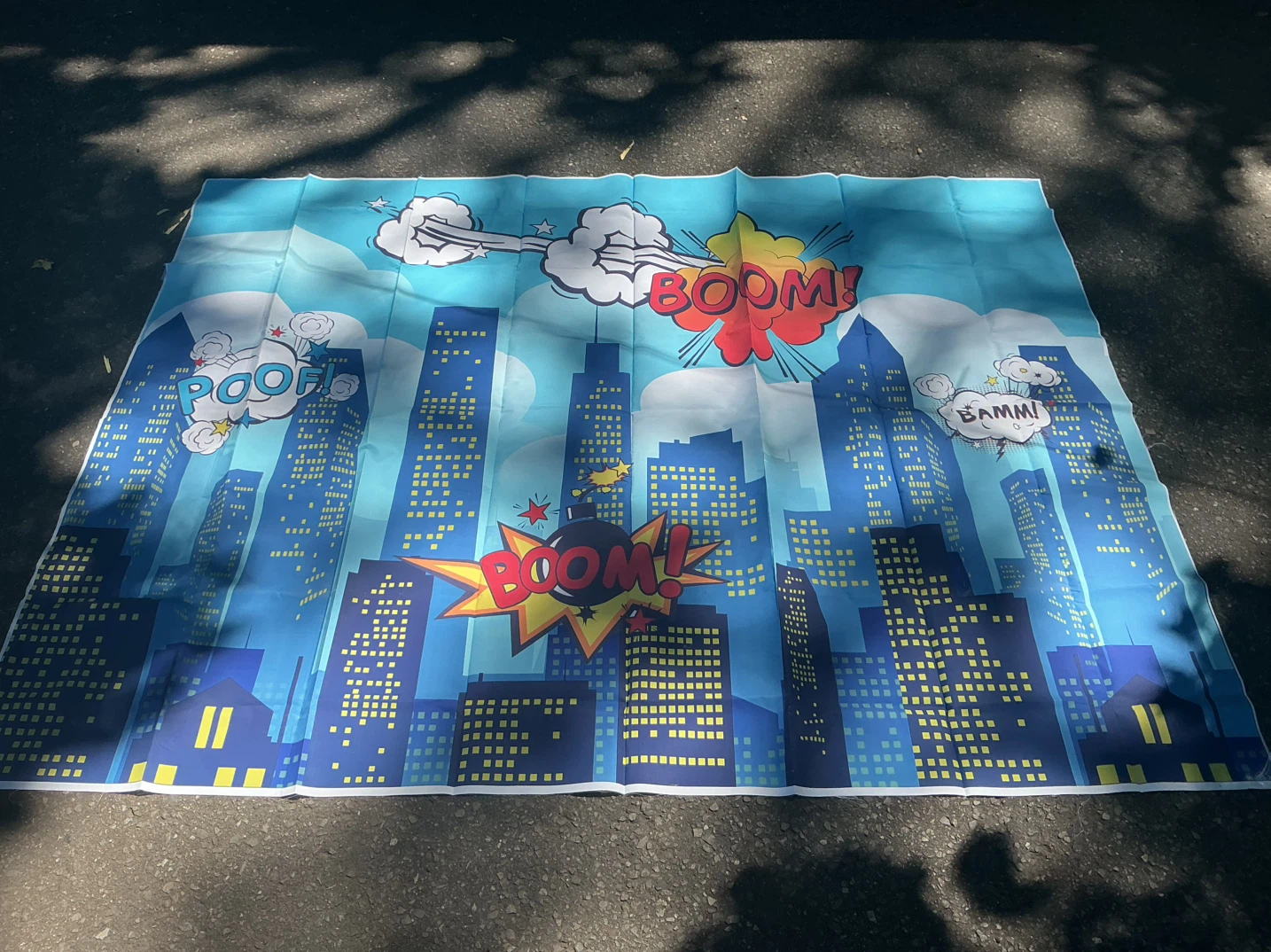 Superhero Cityscape Backdrop - photo 4