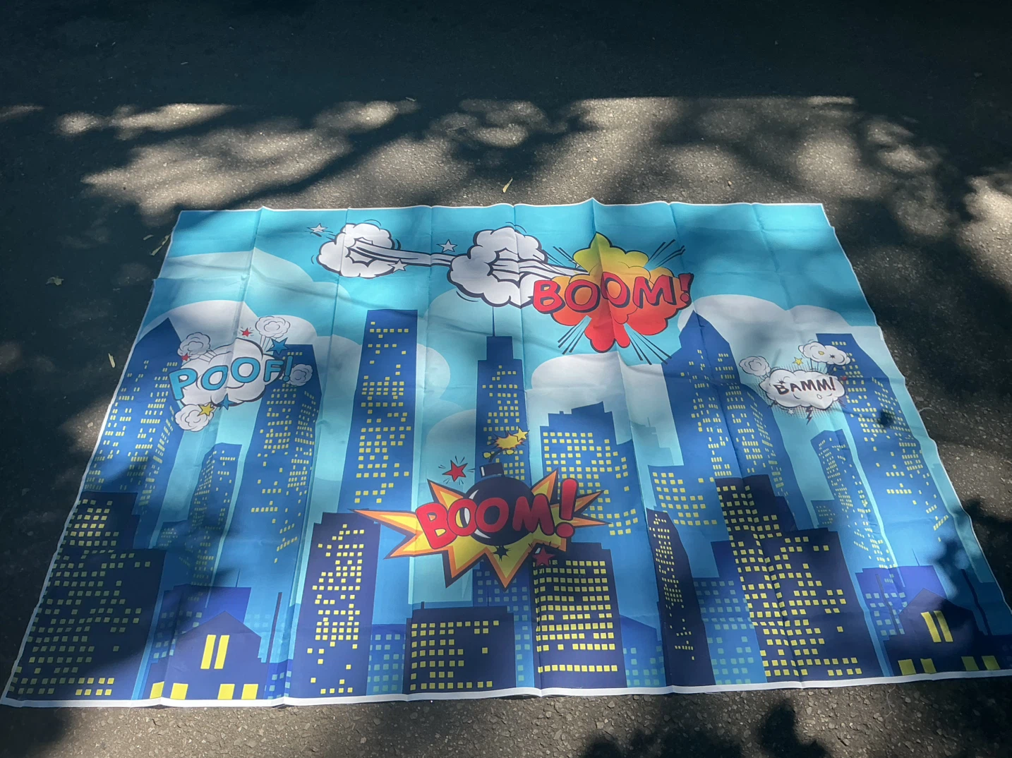 Superhero Cityscape Backdrop - photo 5
