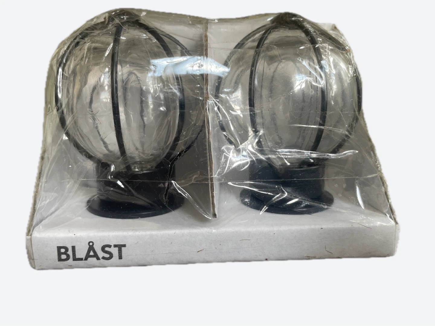 IKEA BLÅST Glass  curtain rod Finals - Set of 2
