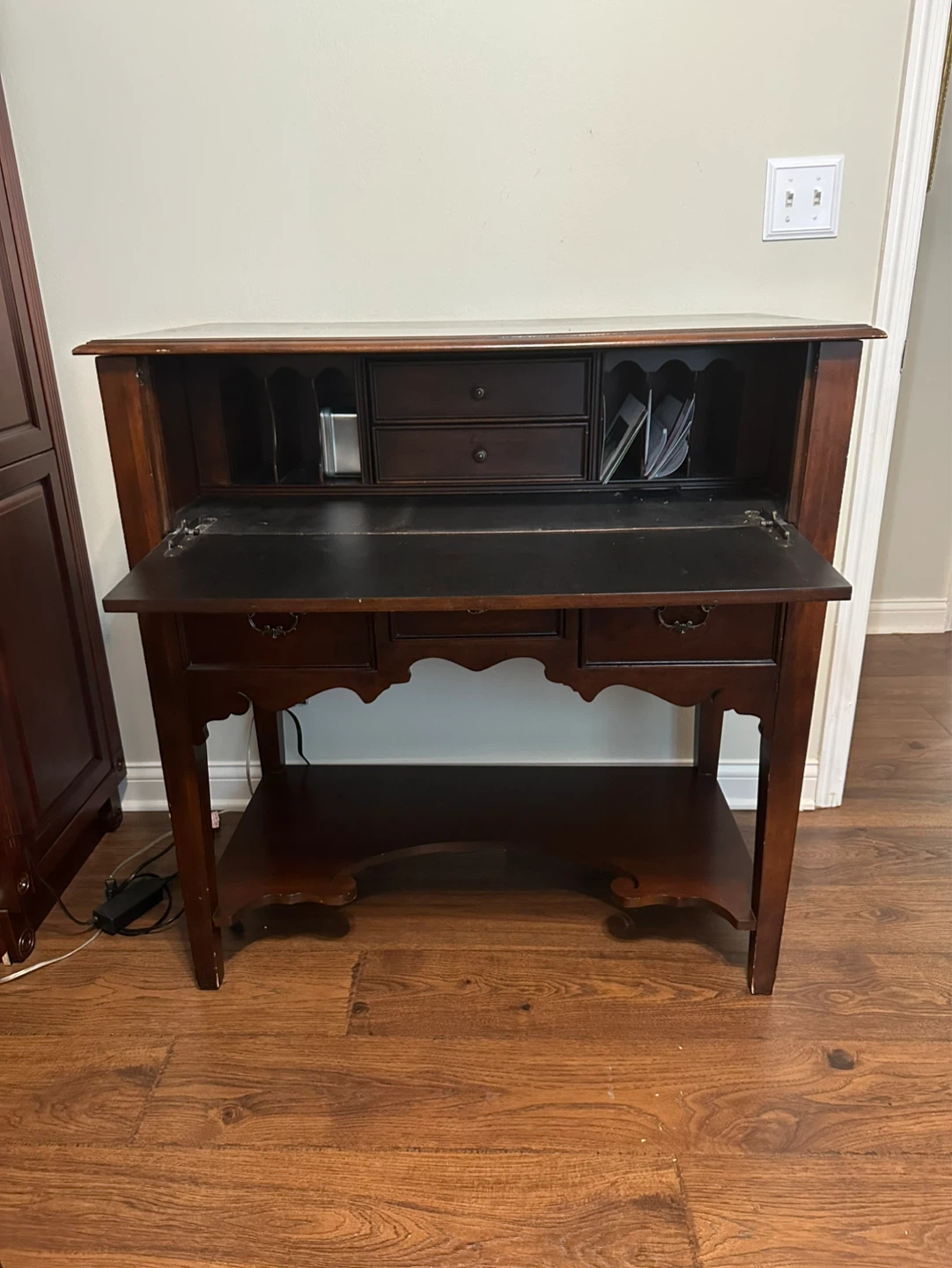 Vintage Secretary Desk with Drawers - photo 2