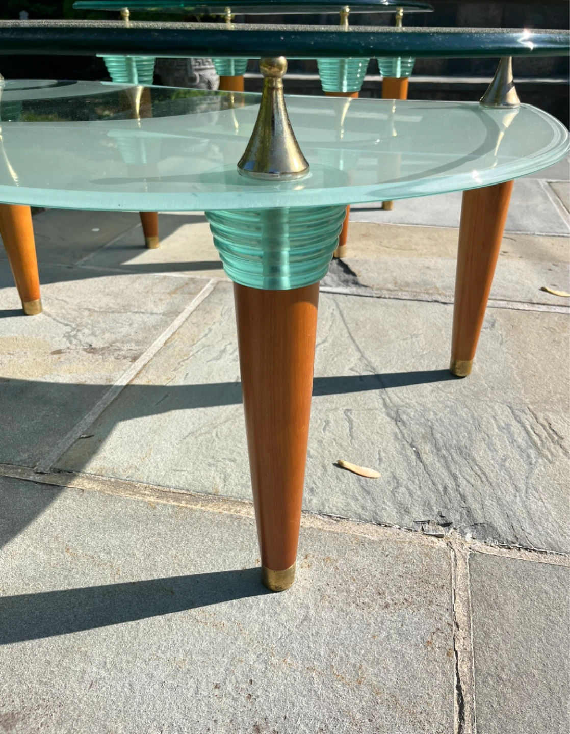 Glass Coffee Table and Matching End Table - photo 4