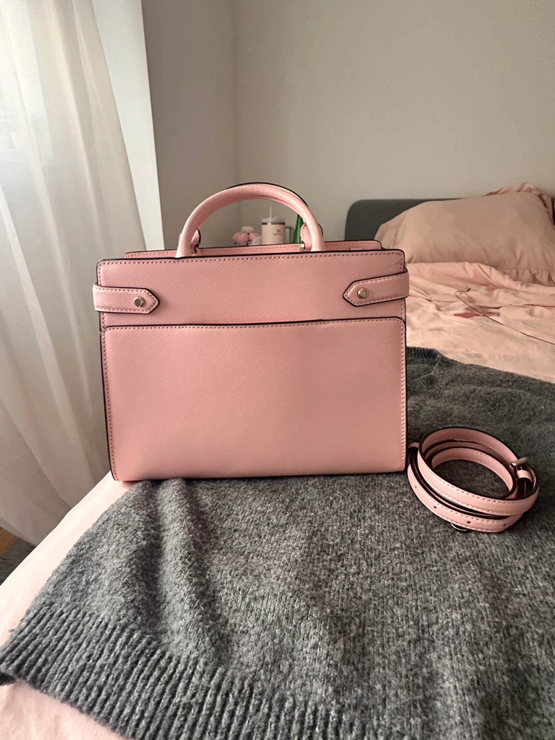 Kate Spade Pink Top Handle Bag with Strap - photo 2