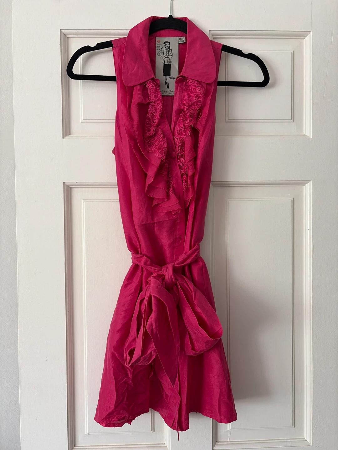 Twelve by Twelve Pink Silk Dress