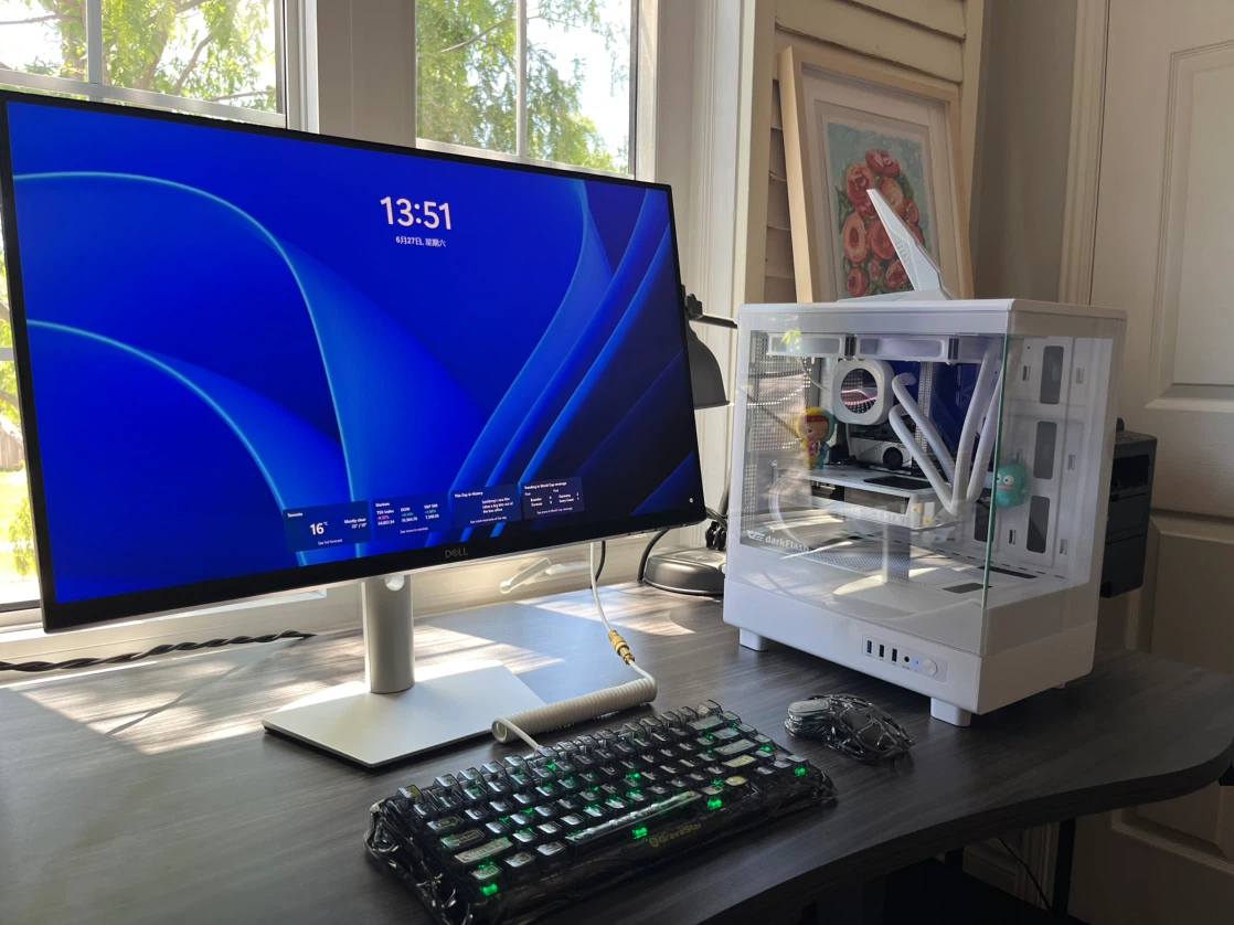 🤍 Pure White PC – R5 9600X | RTX 5060 Ready to Play
