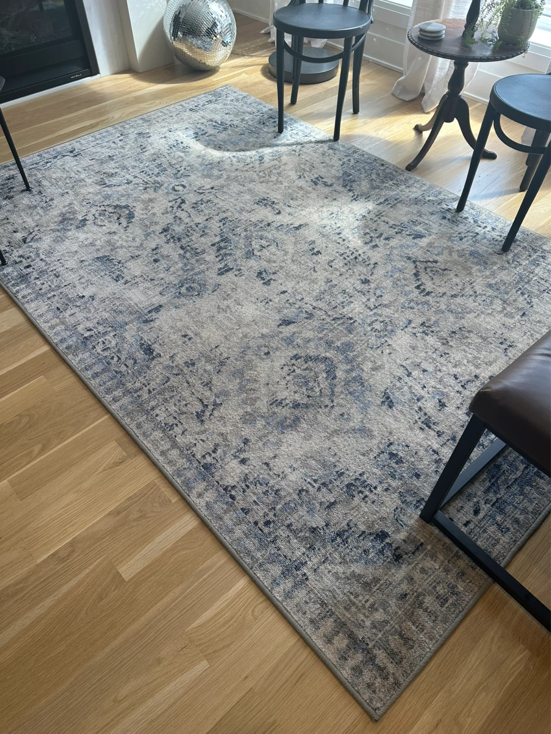 Blue 5x7 patterned Rug - photo 2