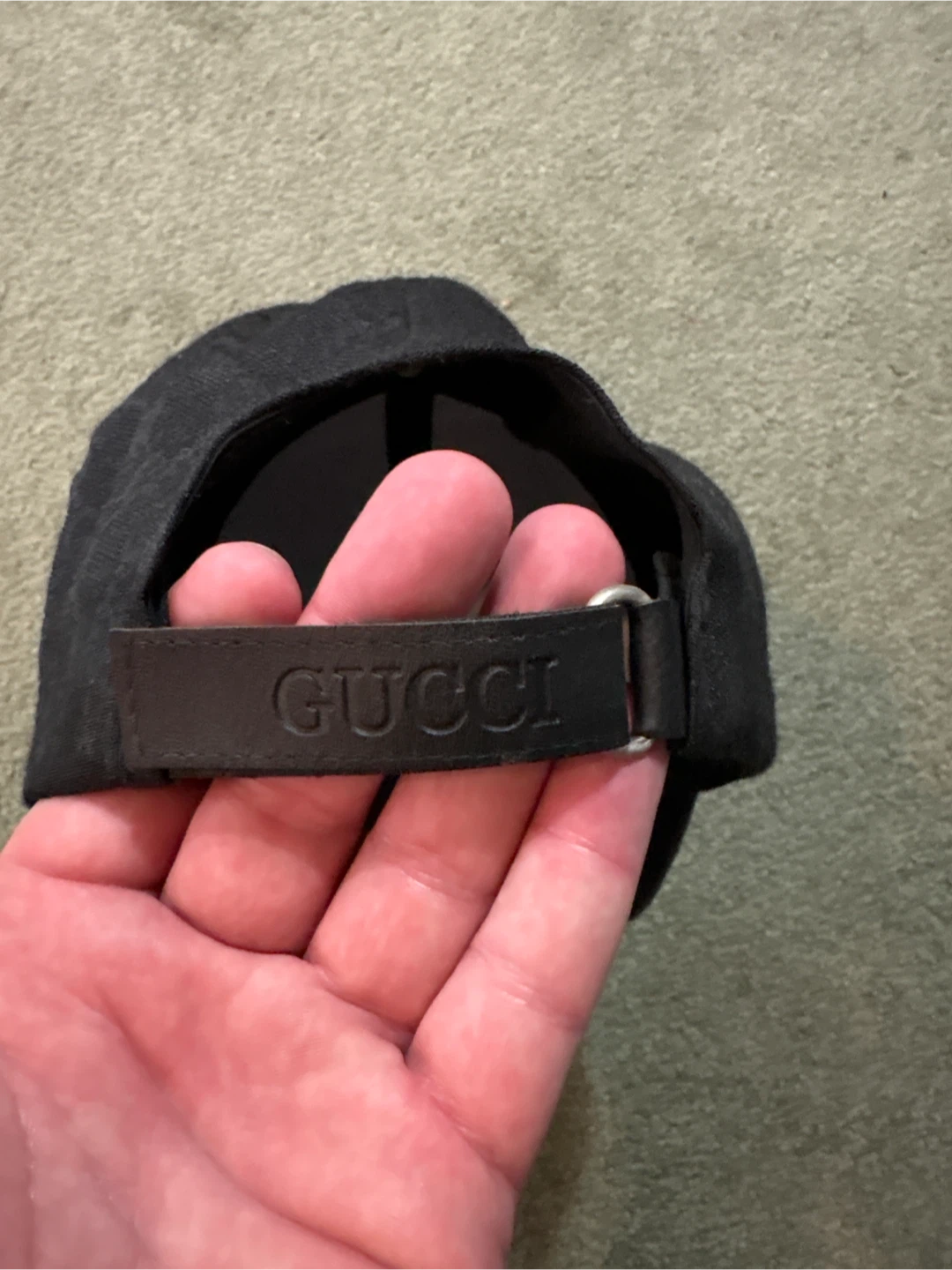 Gucci Black Monogram Baseball Cap - photo 3