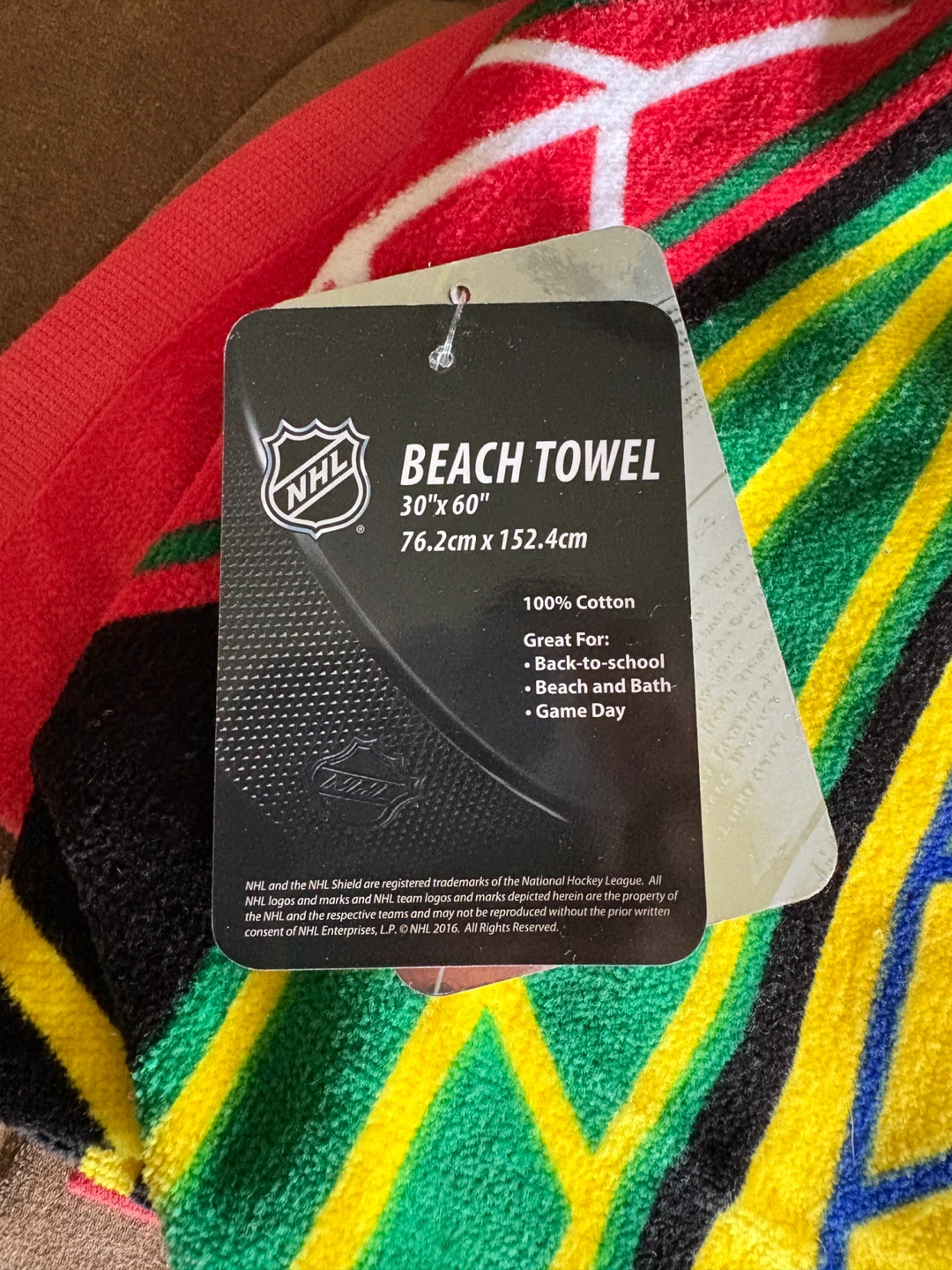 Chicago Blackhawks Beach Towel / Brand New - photo 2