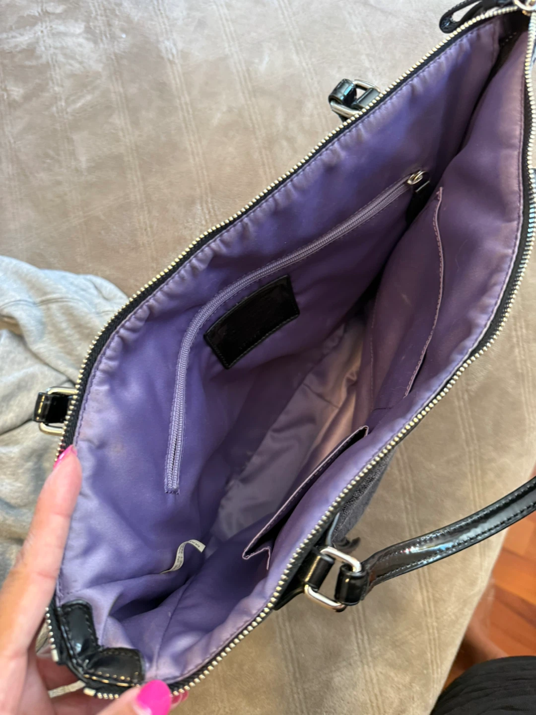 COACH Black Monogram Tote Bag - photo 4