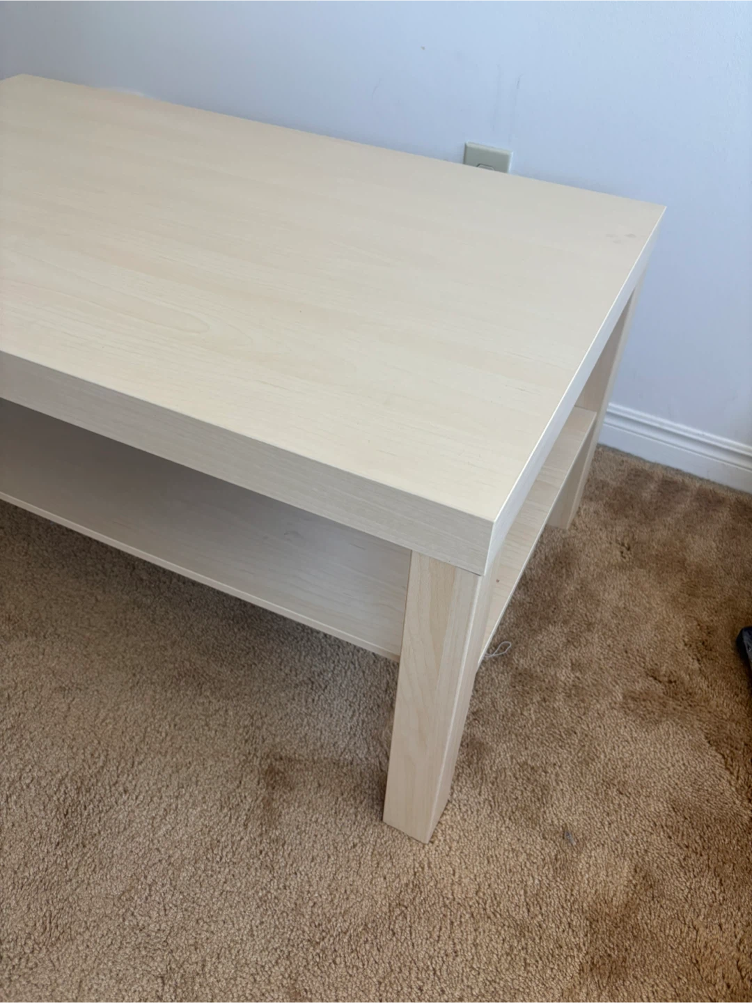 Coffee Table with Shelf - photo 2