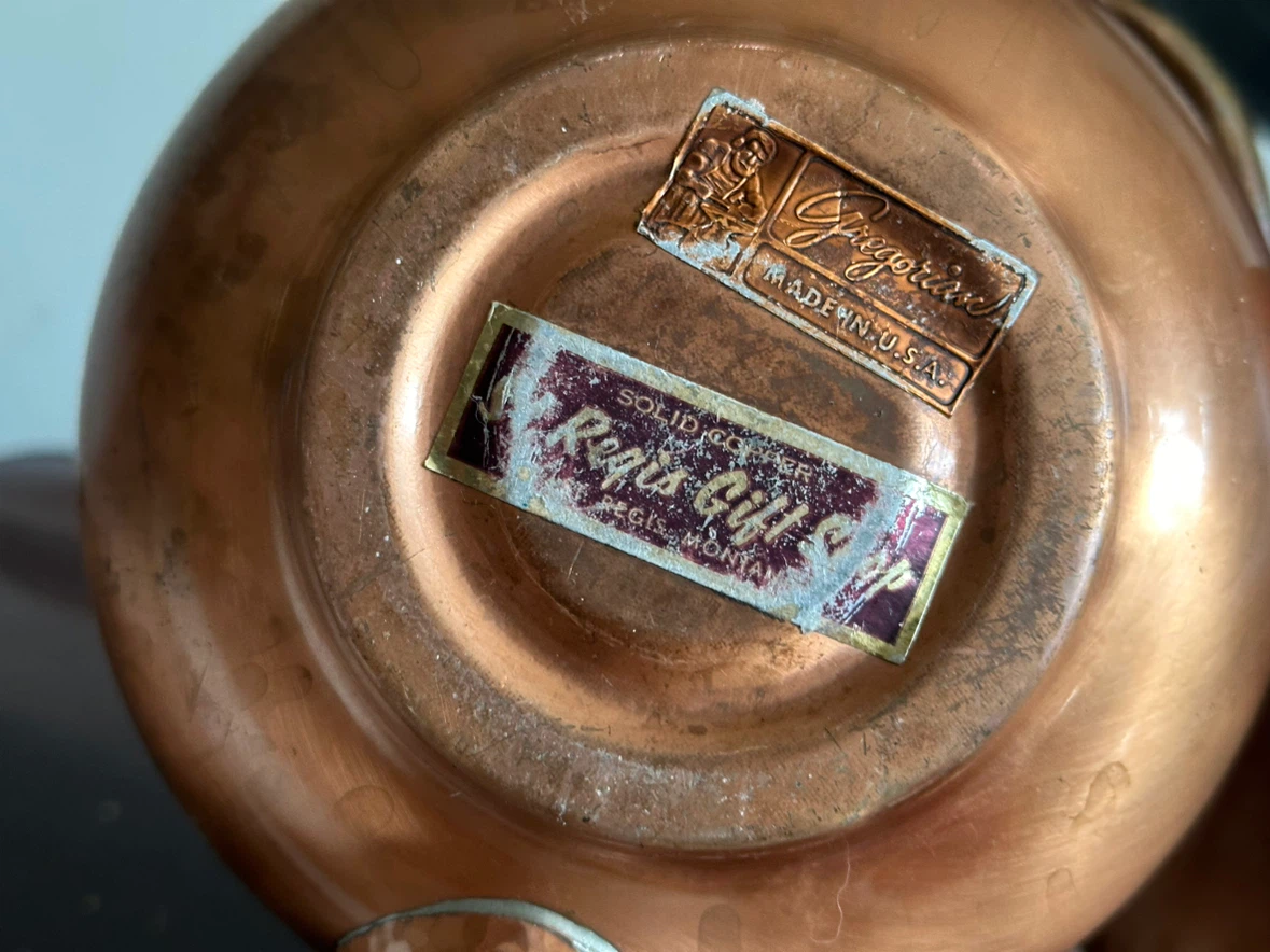 Georgian Copper Teapot Made in the USA - photo 5
