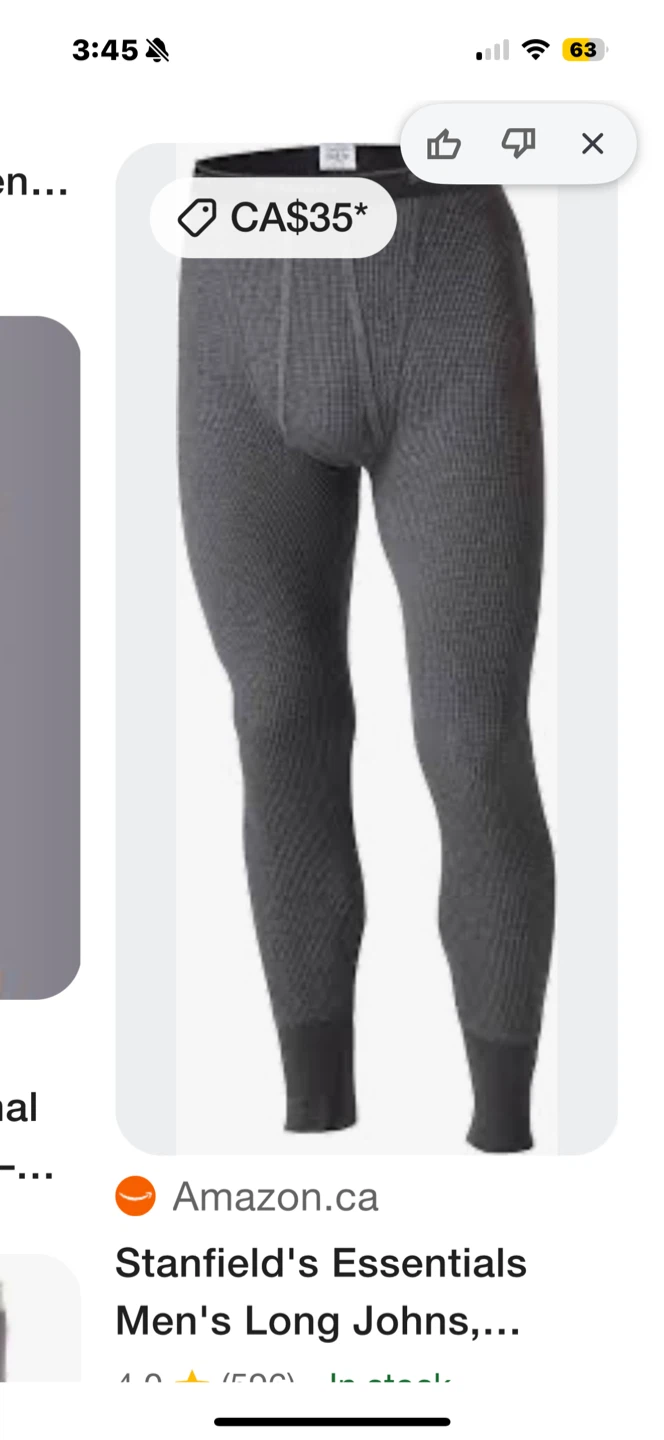 Stanfield's Essentials Thermal Long Johns-S - photo 5