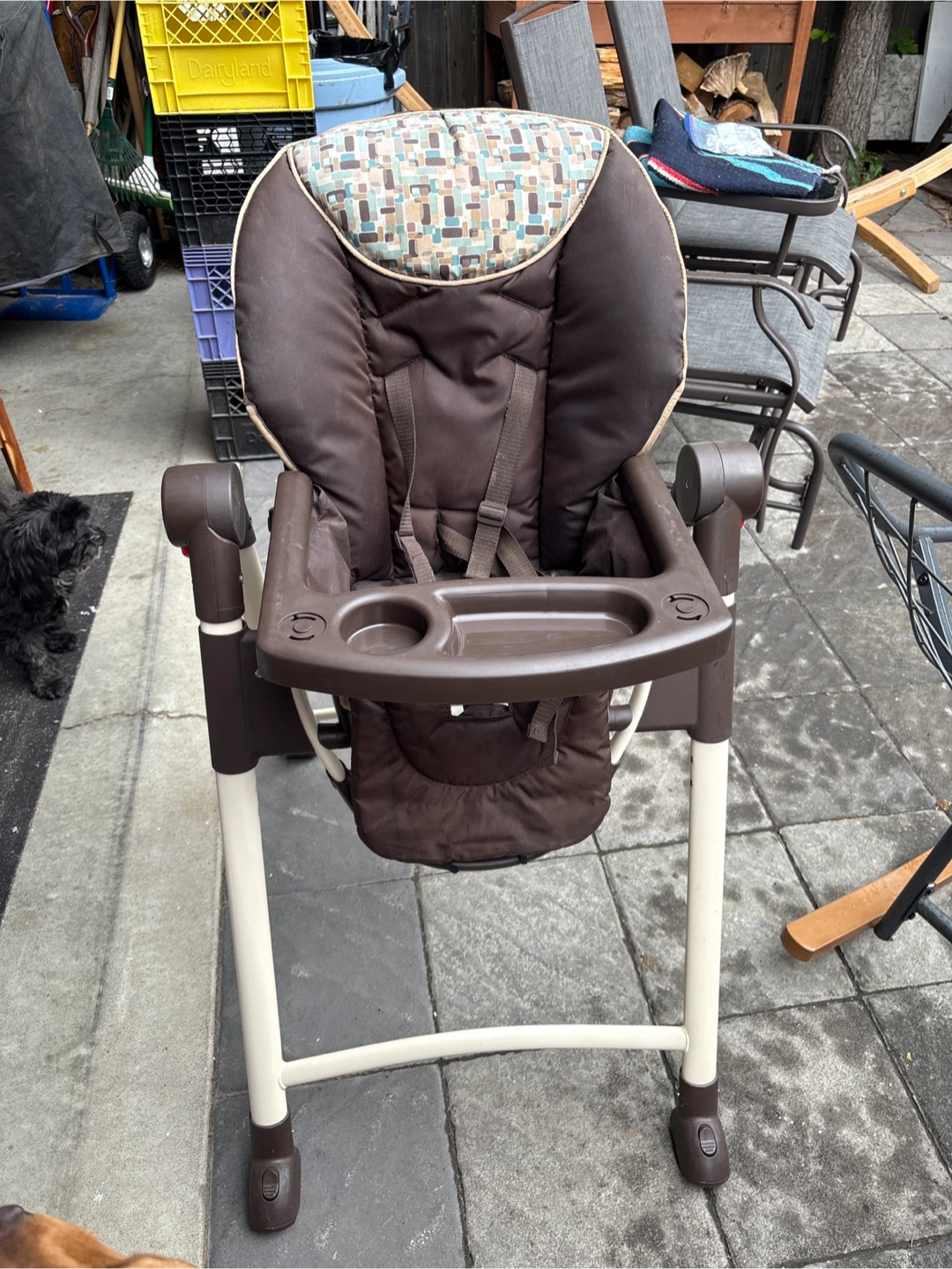 Adjustable Graco High Chair with 2 Tray