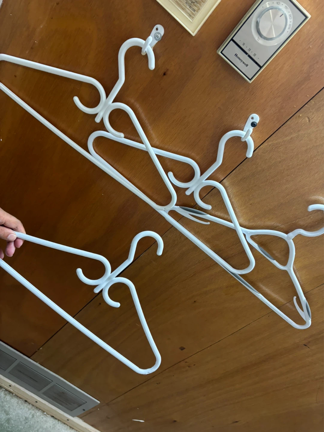 White Clothes Hangers - Set of 5