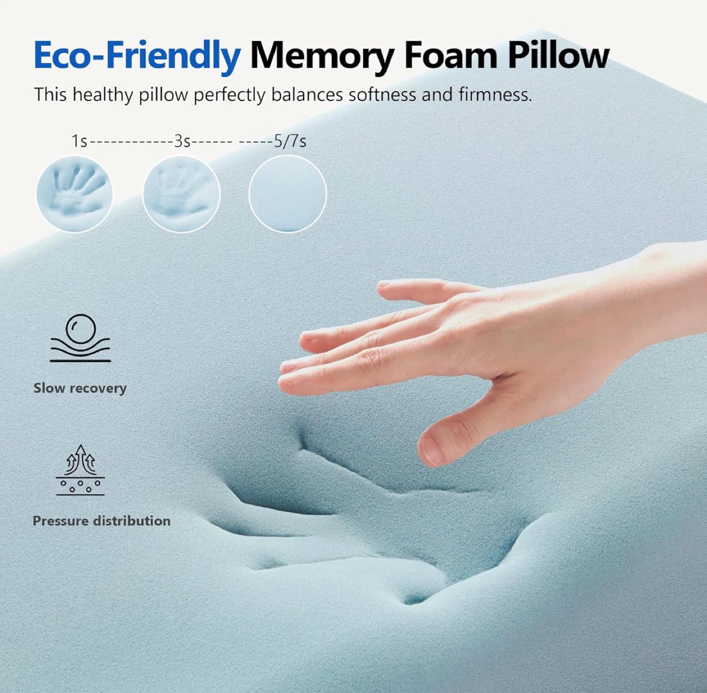Memory Foam Pillow for Neck Pain Relief - photo 4