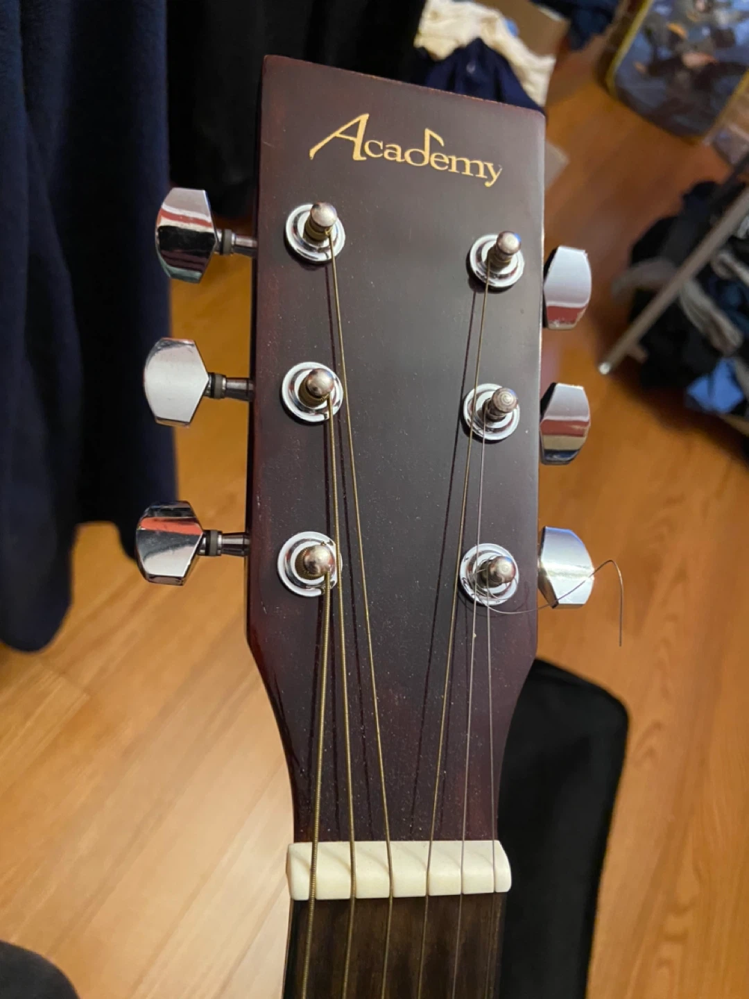 Academy electric Acoustic Guitar with Bag - photo 4