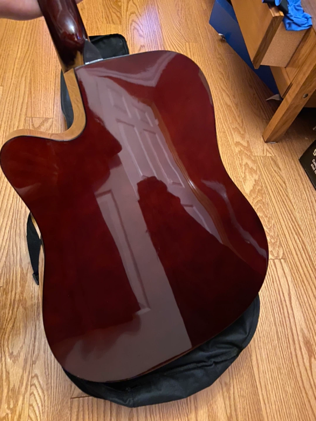 Academy electric Acoustic Guitar with Bag - photo 5