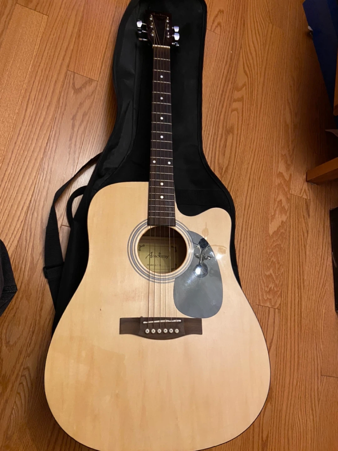Academy electric Acoustic Guitar with Bag