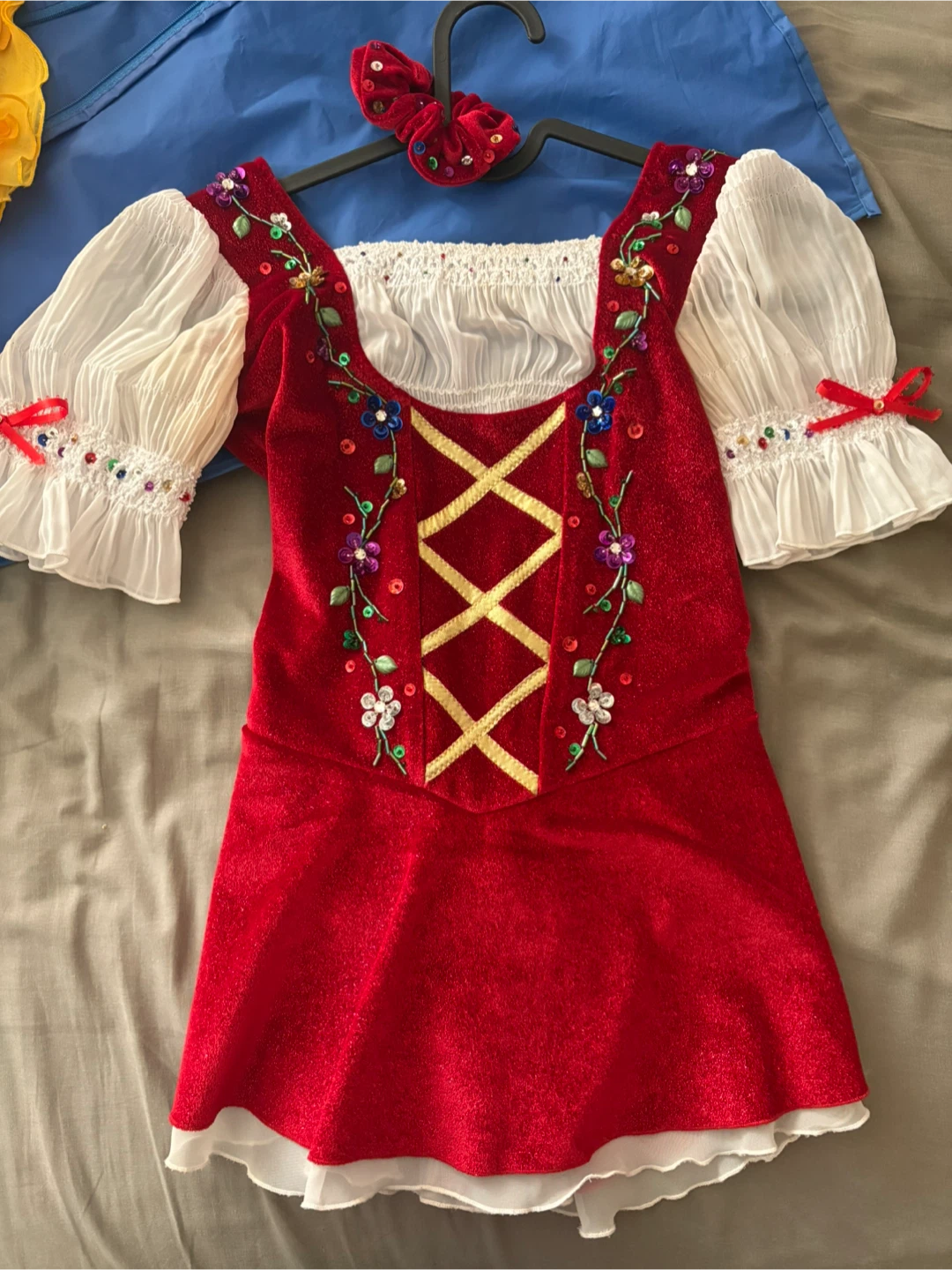 Figure skating competition dress