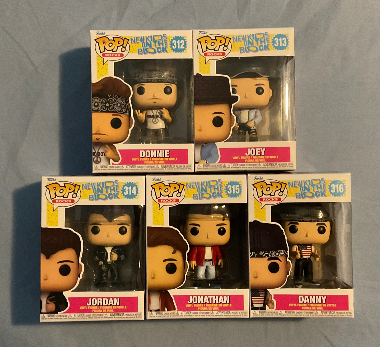 Funko Pop! Rocks New Kids on the Block Set
