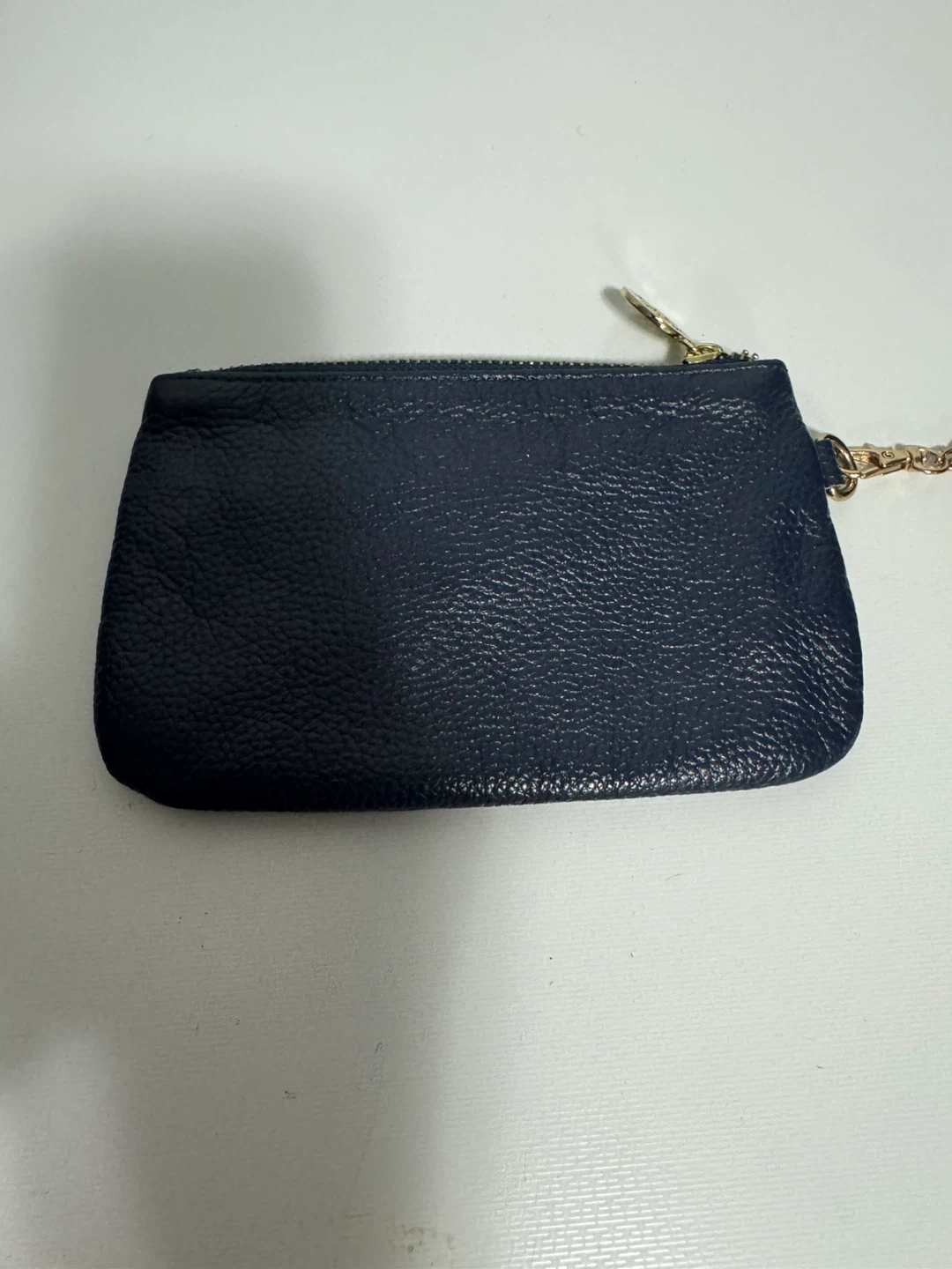 Tory Burch Navy Blue Leather Pouch - photo 3
